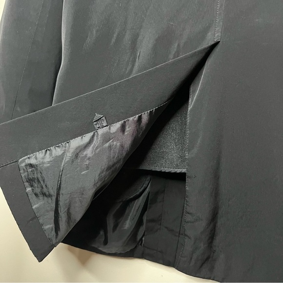 BARNEY’S NEW YORK Wool Blend Zip In Liner Fall Rain Black Jacket Coat - Picture 9 of 9
